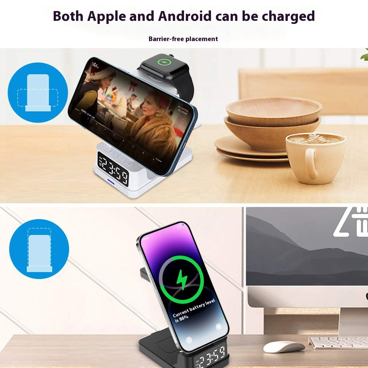 Dock Magnético 3 en 1 – Carga con estilo