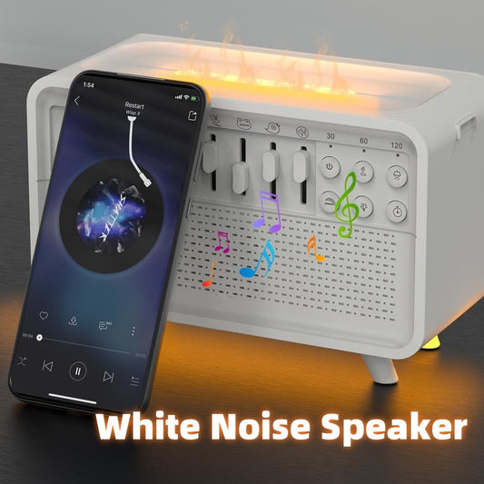 🛒 3 en 1 Bluetooth Speaker + Humidificador + Luz nocturna + Sonidos relajantes